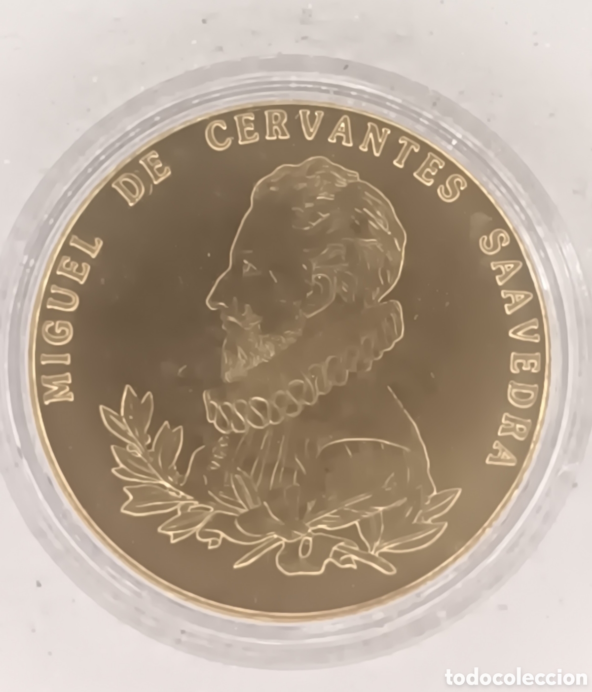 Medallas tem&aacute;ticas: 2005, MEDALLA CONMEMORATIVA DEL IV CENTENARIO DE LA PRIMERA EDICI&Oacute;N DE &rdquo;EL QUIJOTE&rdquo;