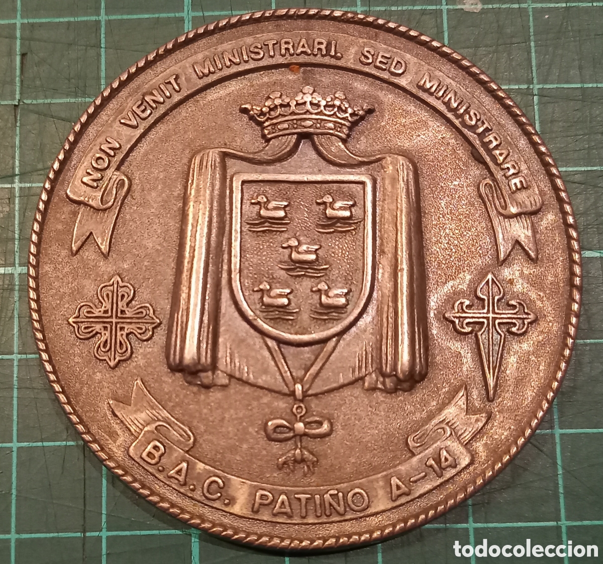 Medallas tem&aacute;ticas: Medalla del BAC Pati&ntilde;o. Operaci&oacute;n &rdquo;Libertad Dudadera&rdquo;. A&ntilde;o 2003. Barco. Buque. Armada Naval. Marina