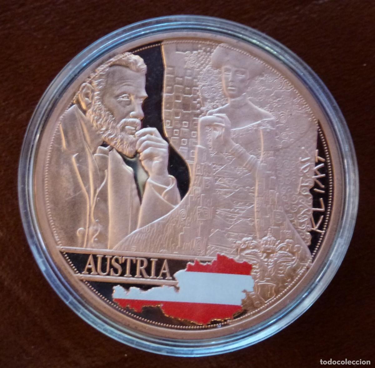 Medallas tem&aacute;ticas: Moneda conmemorativa Gustav Klimt &ndash; Vielger&uuml;hmtes &Ouml;sterreich