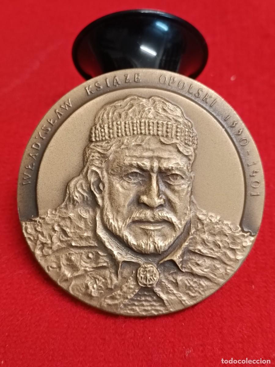 Medallas tem&aacute;ticas: Medalla bronce de Polonia, de 6 cm. di&aacute;m., firmada con anagrama TT, 1987, buen ejemplar, ver fotos.