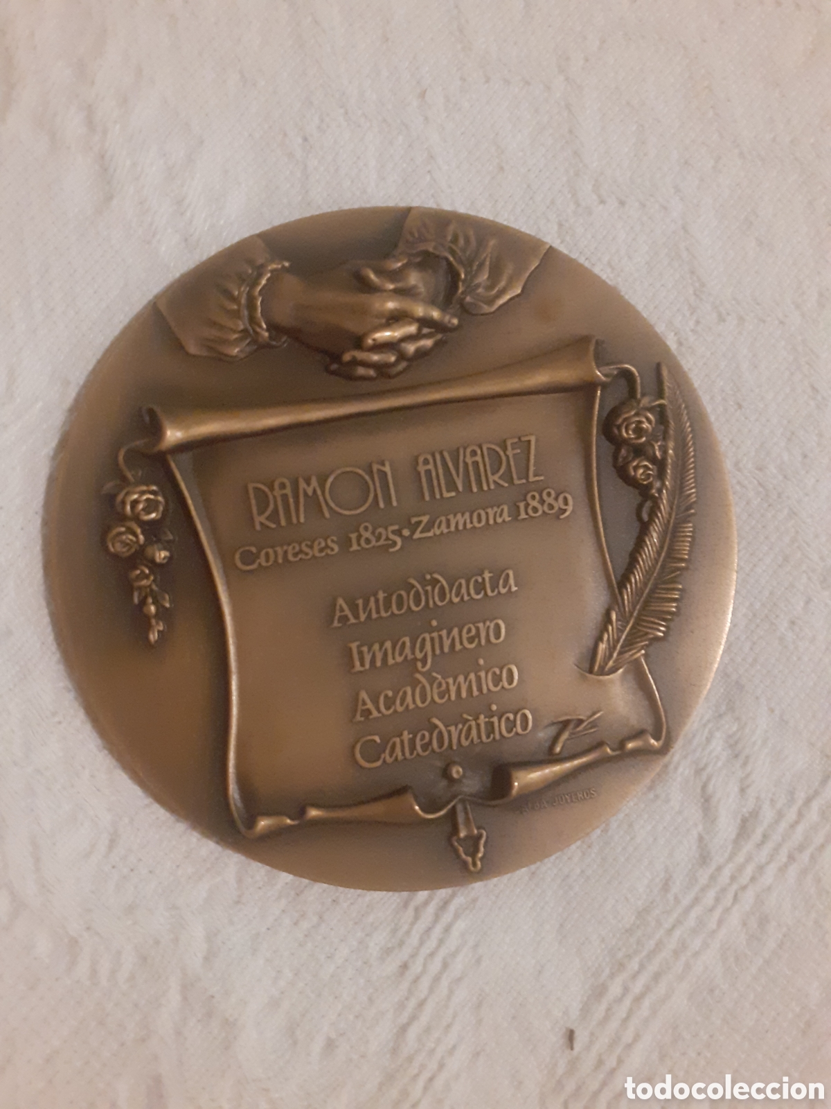 Medallas tem&aacute;ticas: GRAN MEDALLA CENTENARIO RAMON ALVAREZ. SEMANA SANTA ZAMORA. 1989. 8 CM