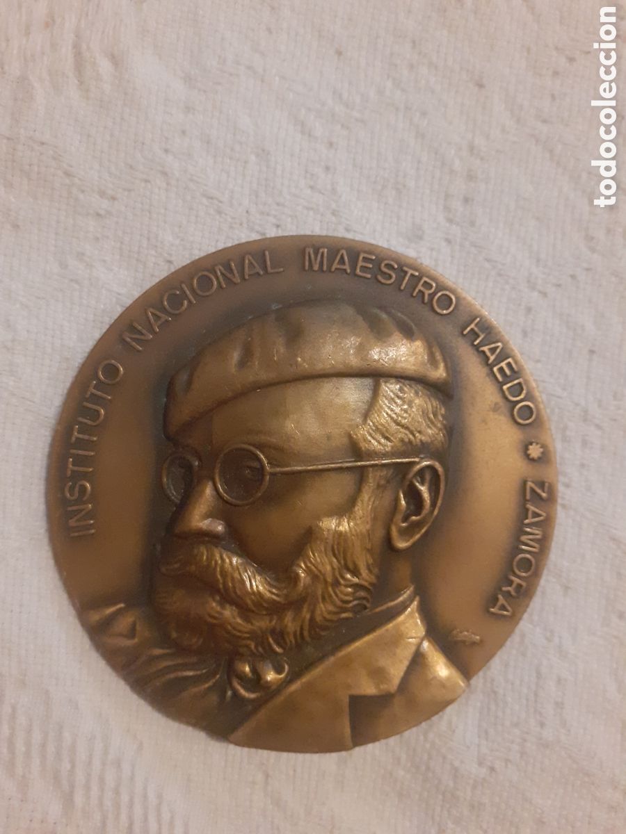 Medallas tem&aacute;ticas: GRAN MEDALLA INSTITUTO MAESTRO HAEDO. ZAMORA. 7 CM