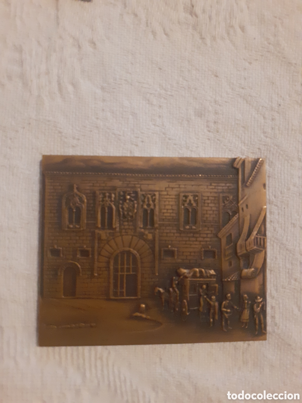 Medallas tem&aacute;ticas: GRAN MEDALLA INAUGURACION ESTACION AUTOBUSES ZAMORA. 1990. 8 X 6,5 CM.