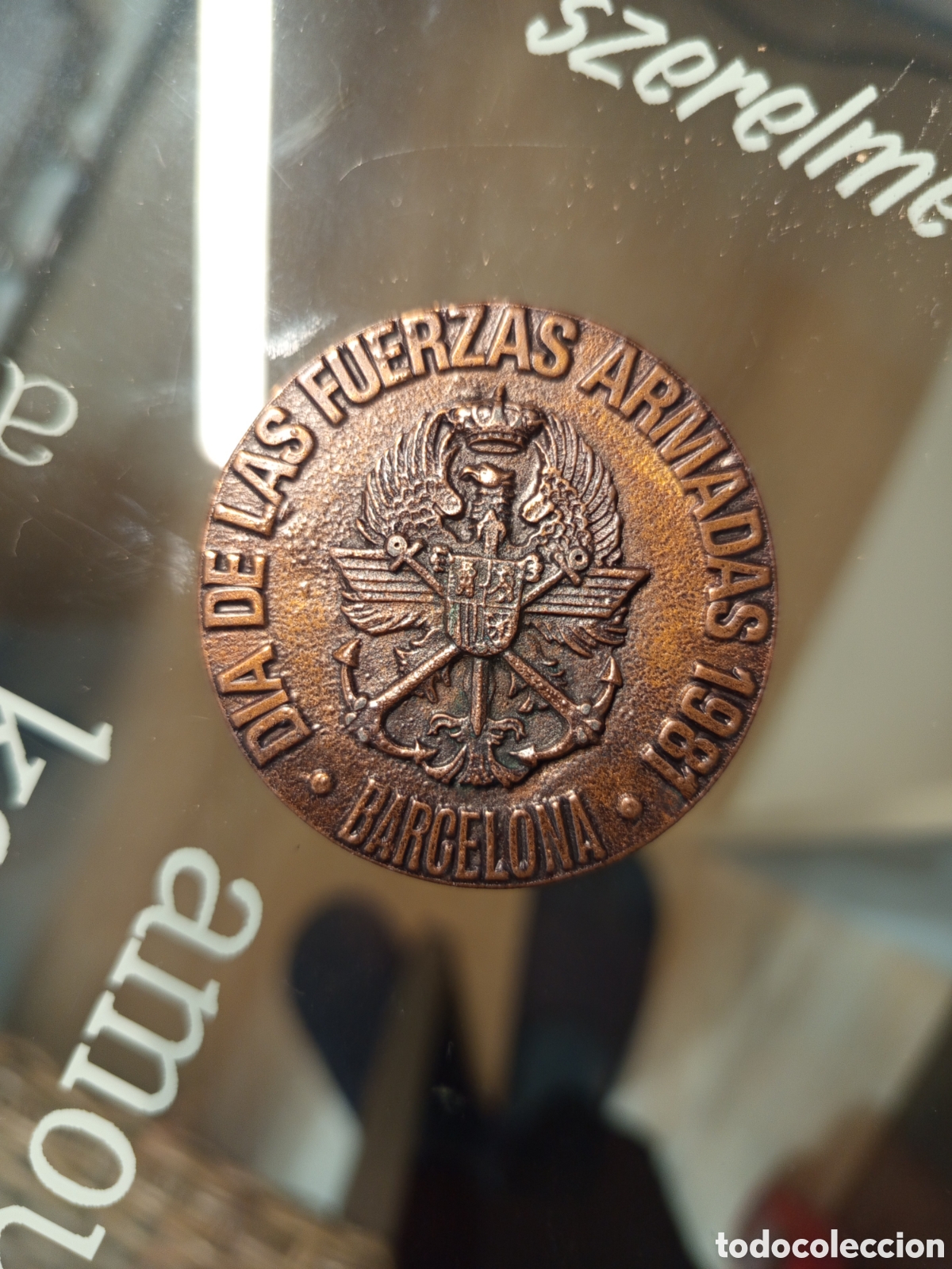 Medallas tem&aacute;ticas: Medalla dia de las fuerzas armadas de 1981