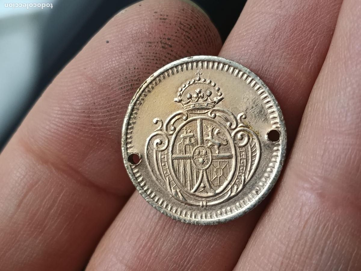 Medallas tem&aacute;ticas: Ficha de Isabel II 1867 - Foto 2