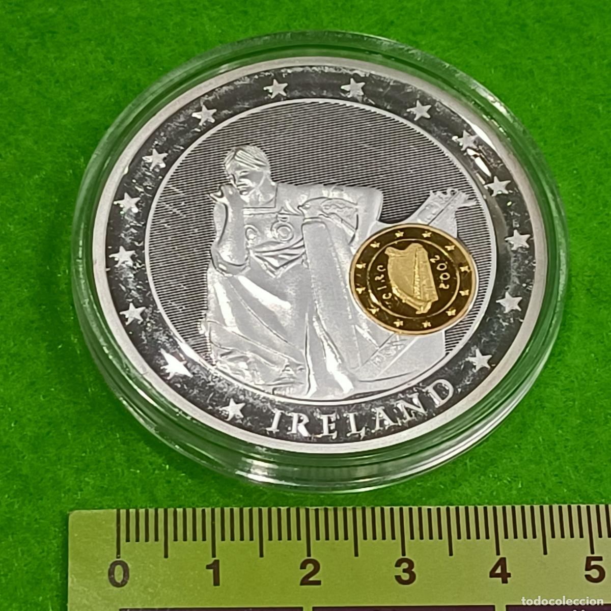 M&eacute;dailles th&eacute;matiques: Medalla Irlanda 10 a&ntilde;os uni&oacute;n econ&oacute;mica y monetaria
