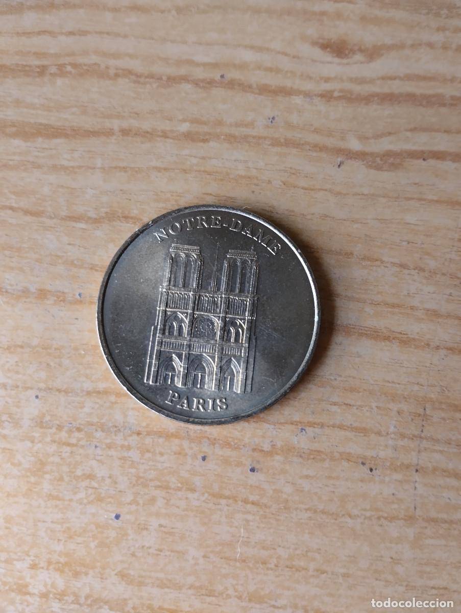 Medallas tem&aacute;ticas: medalla dorada de notre-dame paris, collecion nacional monnaie de paris
