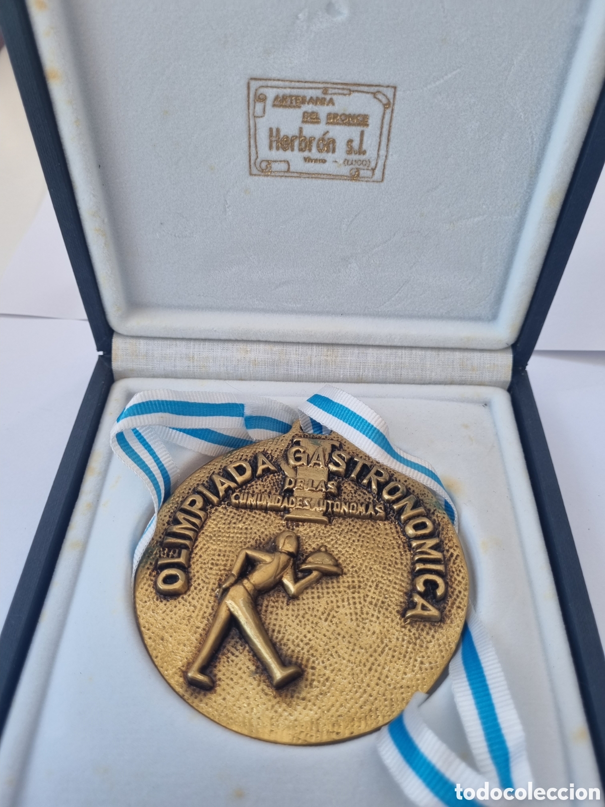 Medalhas tem&aacute;ticas: Medalla olimipada gastron&oacute;mica union hosteleira galega D1