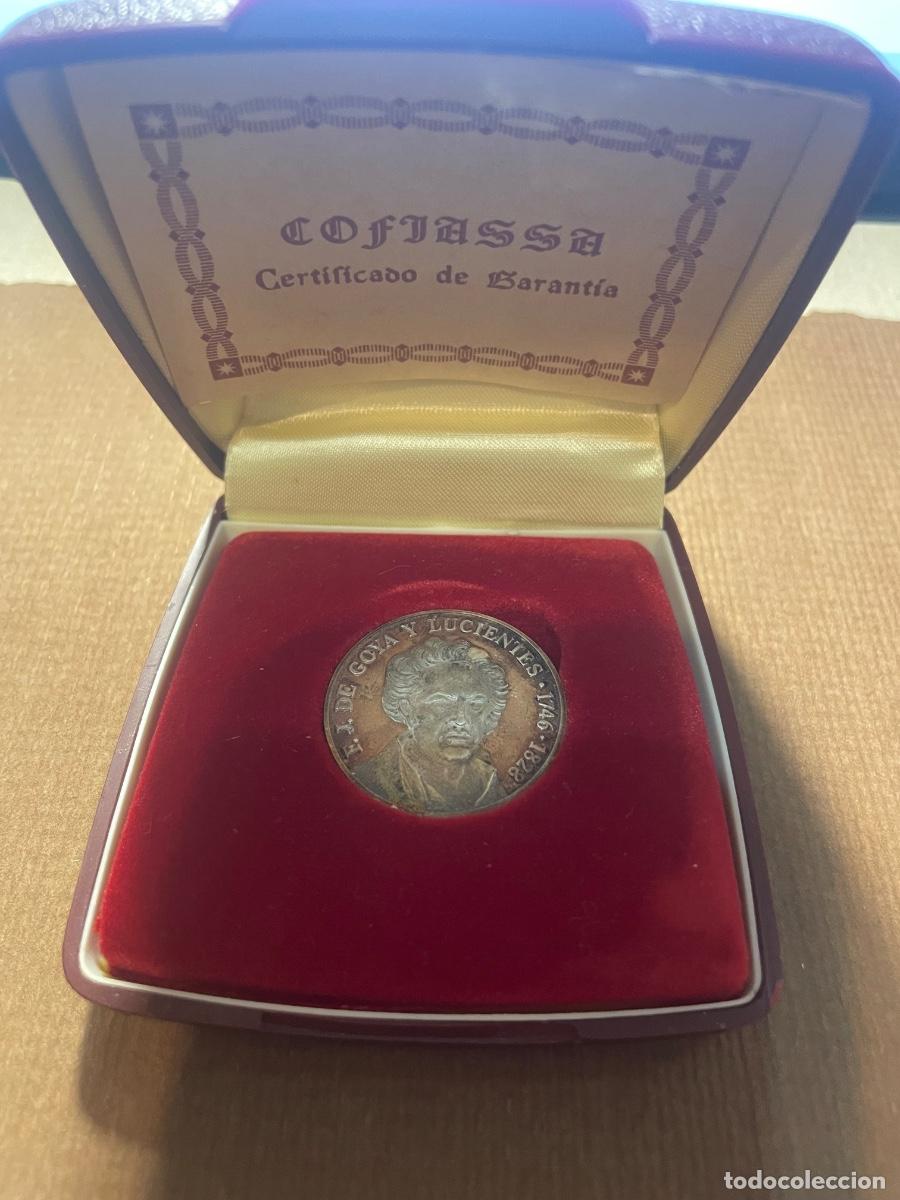 Medallas tem&aacute;ticas: MEDALLA F.J.GOYA Y LUCIENTES 1746-1828 - PLATA 999/000 BAN INMOBILIARIO - B.I.- CON SU ESTUCHE Y CER
