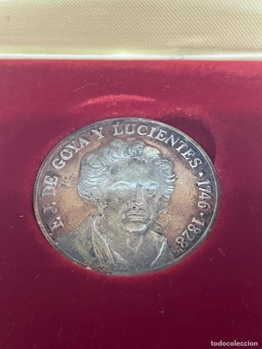 Medallas tem&aacute;ticas: MEDALLA F.J.GOYA Y LUCIENTES 1746-1828 - PLATA 999/000 BAN INMOBILIARIO - B.I.- CON SU ESTUCHE Y CER