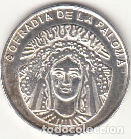 Medallas tem&aacute;ticas: MEDALLA COFRADIA DE LA PALOMA - MALAGA 1996 / PLATA 925