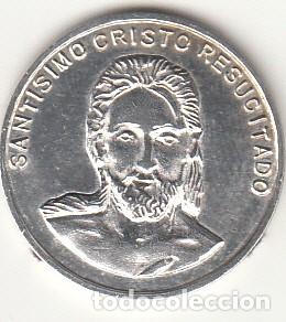 Medallas tem&aacute;ticas: MEDALLA SANTISIMO CRISTO RESUCITADO - MALAGA 1996 / PLATA 925