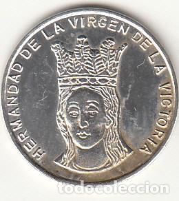 Medallas tem&aacute;ticas: MEDALLA HERMANDAD DE LA VIRGEN DE LA VICTORIA - MALAGA 1996 / PLATA 925