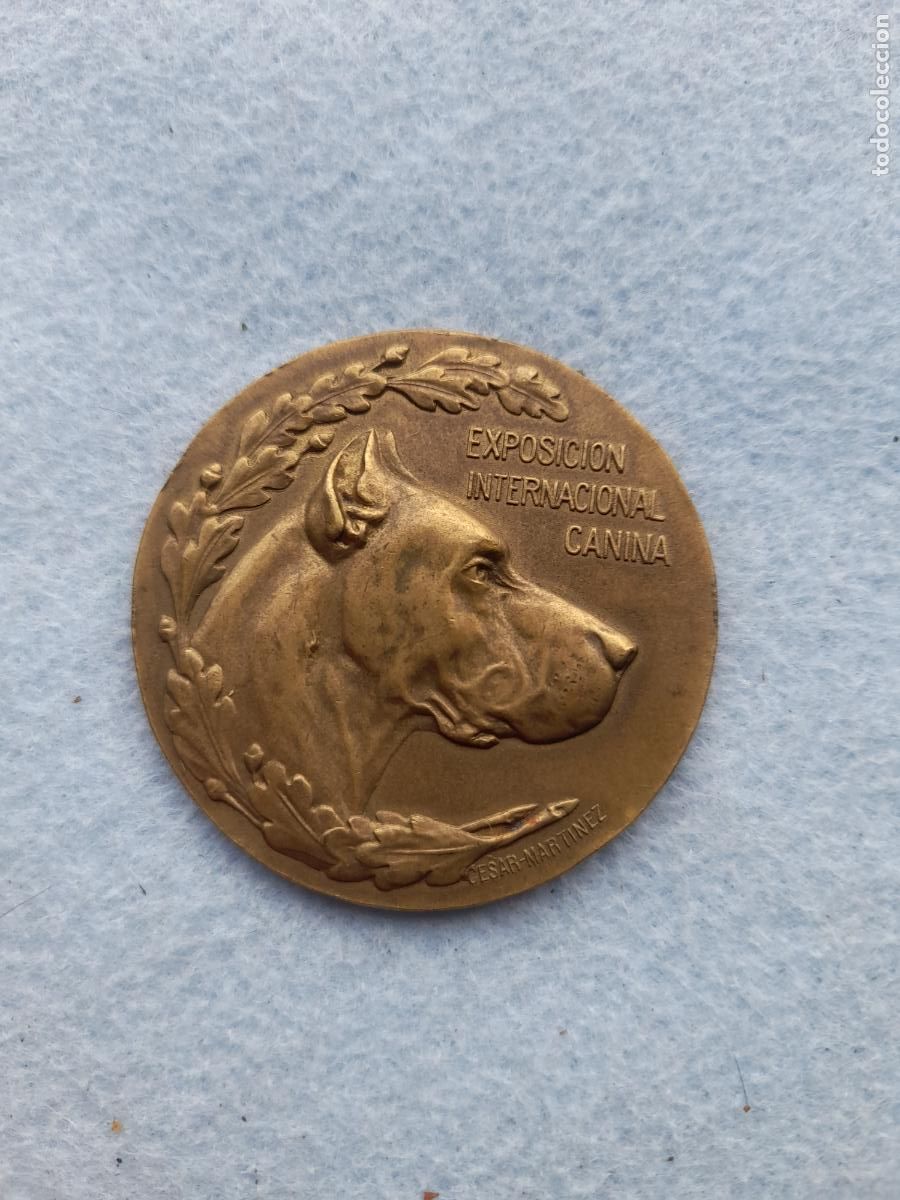 Medalhas tem&aacute;ticas: Exposici&oacute;n Internacional Canina. A&ntilde;o 1962. Premio al M&eacute;rito.