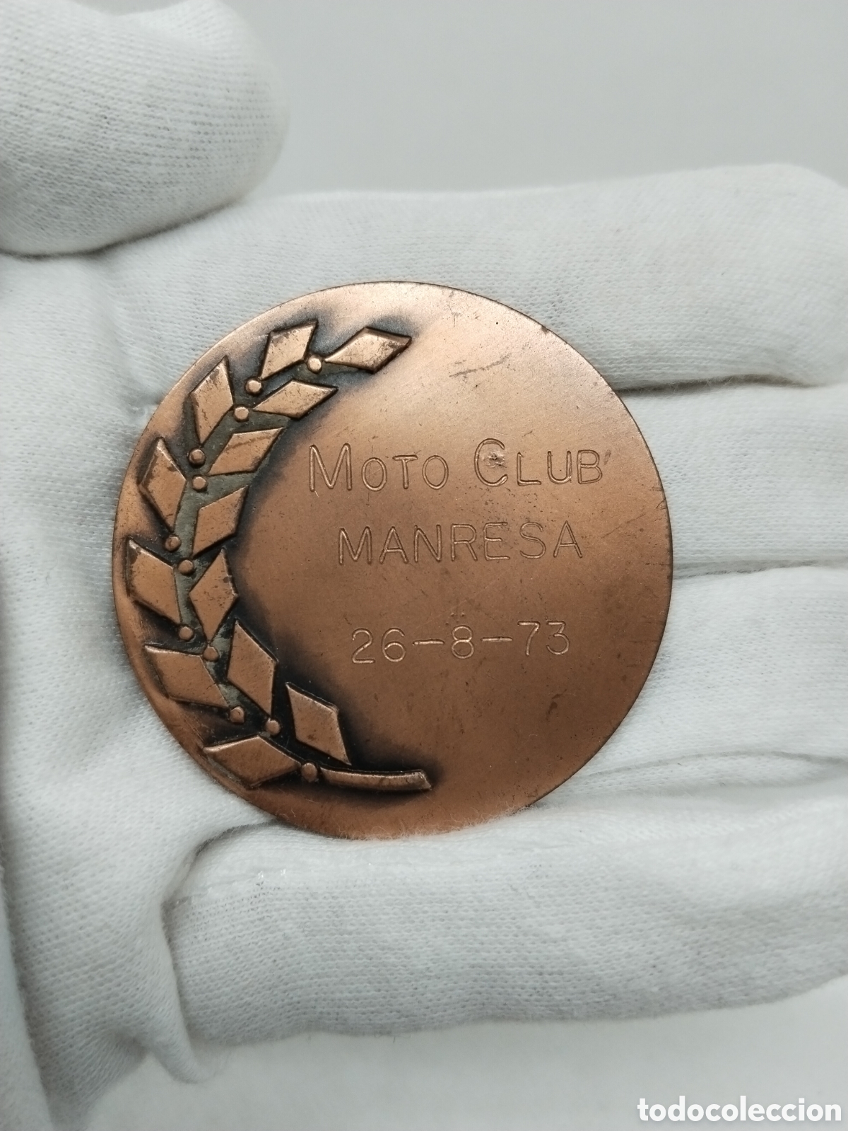 Medallas tem&aacute;ticas: Medalla Moto Club Manresa. A&ntilde;o 1973. Fiesta Mayor