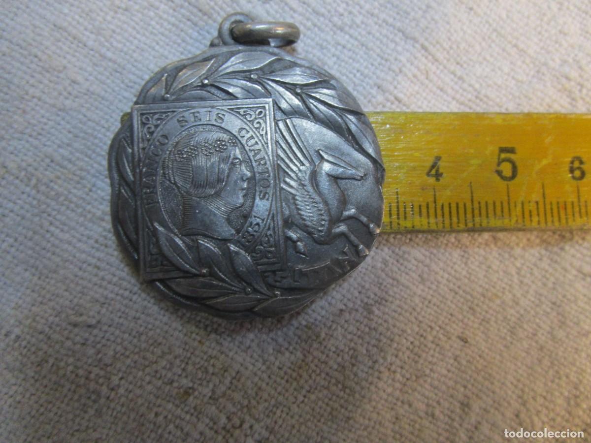 Medallas tem&aacute;ticas: FILATELIA MEDALLA - V EXPOSICION FILATELICA DE TENERIFE 1964 - 3,5CM 19GR 2MM GRUESO. + INFO