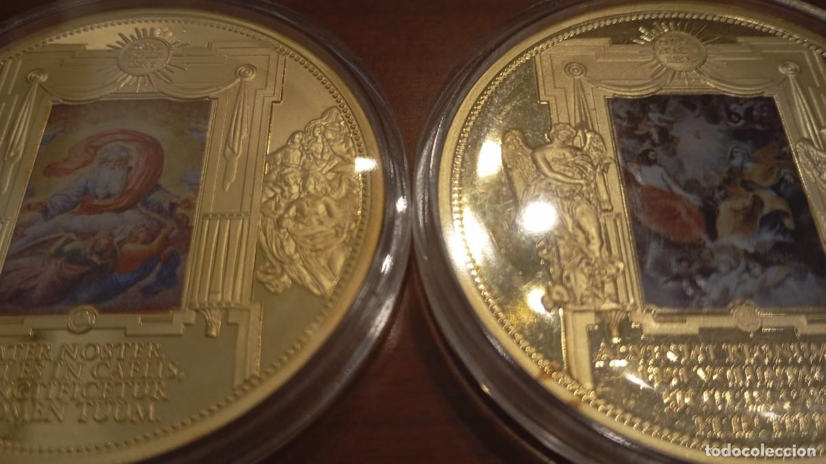 Medalhas tem&aacute;ticas: 2 medallas Vaticano Pater Noster