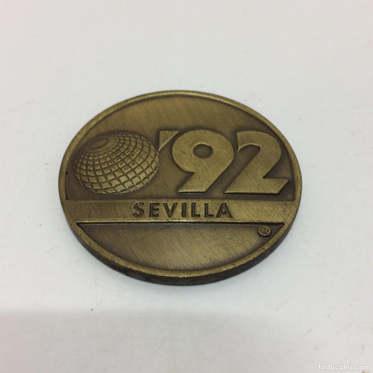 Medallas tem&aacute;ticas: Medalla Expo 92 - Sevilla, La Cartuja - Blue Cow