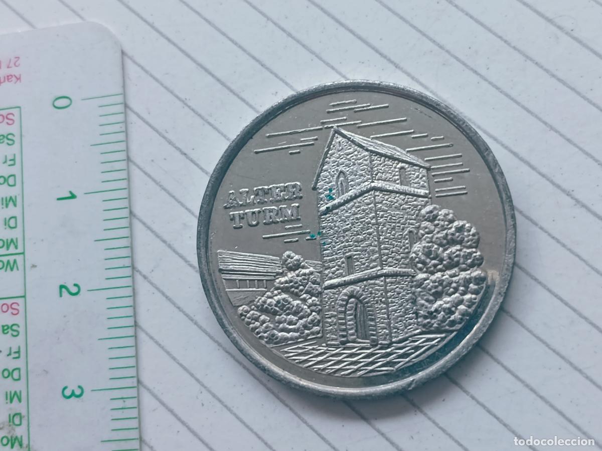 Medallas tem&aacute;ticas: Dudweiler, Alemania. Token 1988
