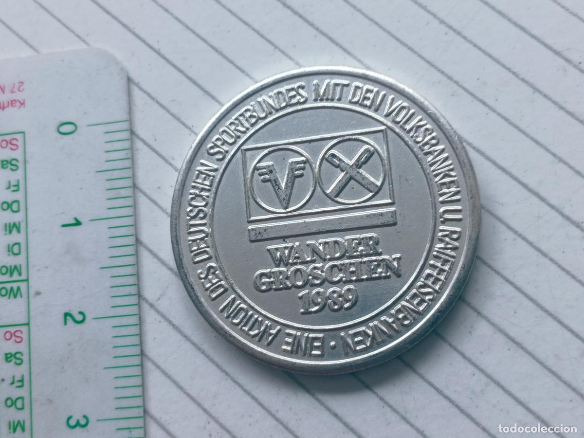 Medallas tem&aacute;ticas: Wander Groschen 1989 Alemania. Token