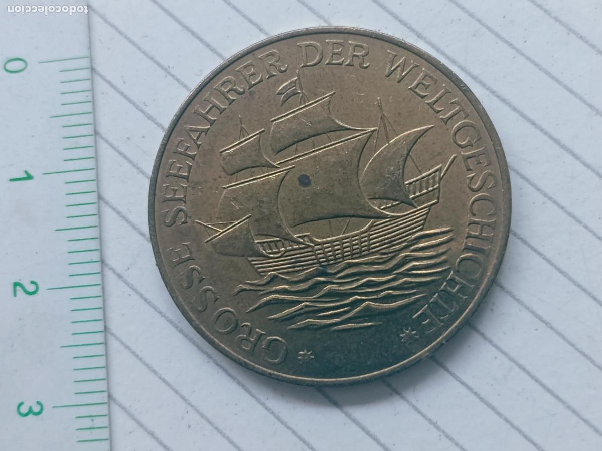 Medallas tem&aacute;ticas: Vasco da Gama, Alemania. Token - Foto 2