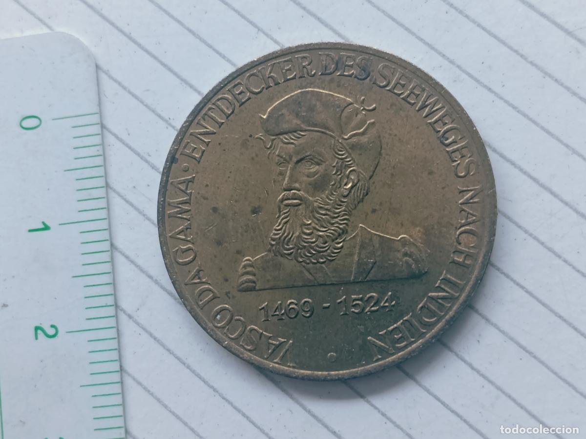 Medallas tem&aacute;ticas: Vasco da Gama, Alemania. Token - Foto 1