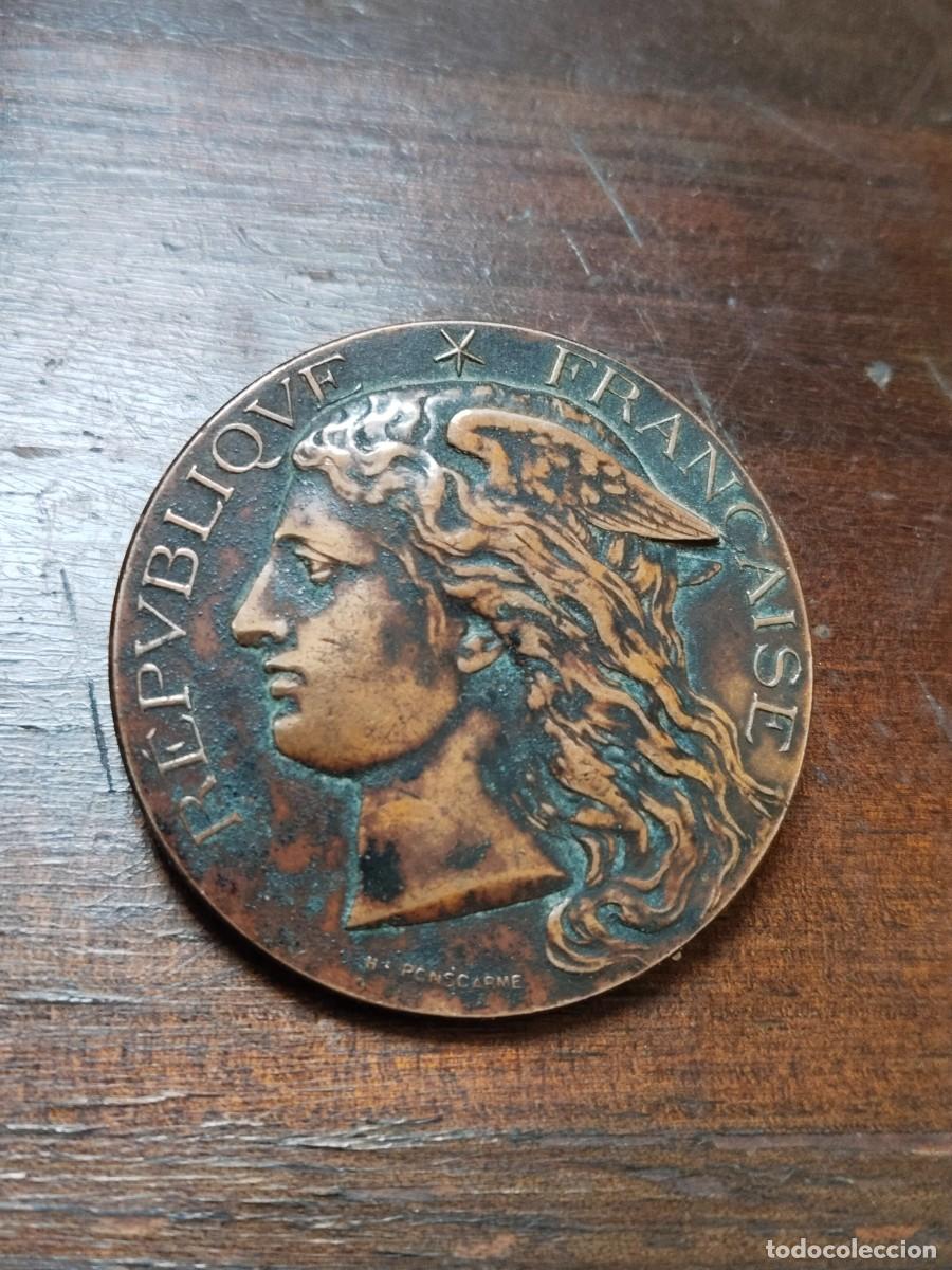 Medaglie tematiche: Francia. Medalla Concurso de Agricultura. Par&iacute;s a&ntilde;o 1892. Bronce.