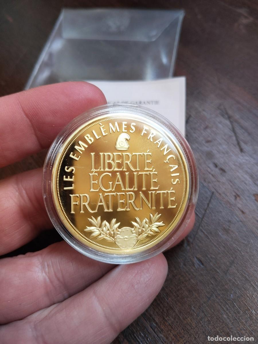 Medallas tem&aacute;ticas: Medalla Torre Eiffel. Numerada. 2017. Ver. - Foto 3