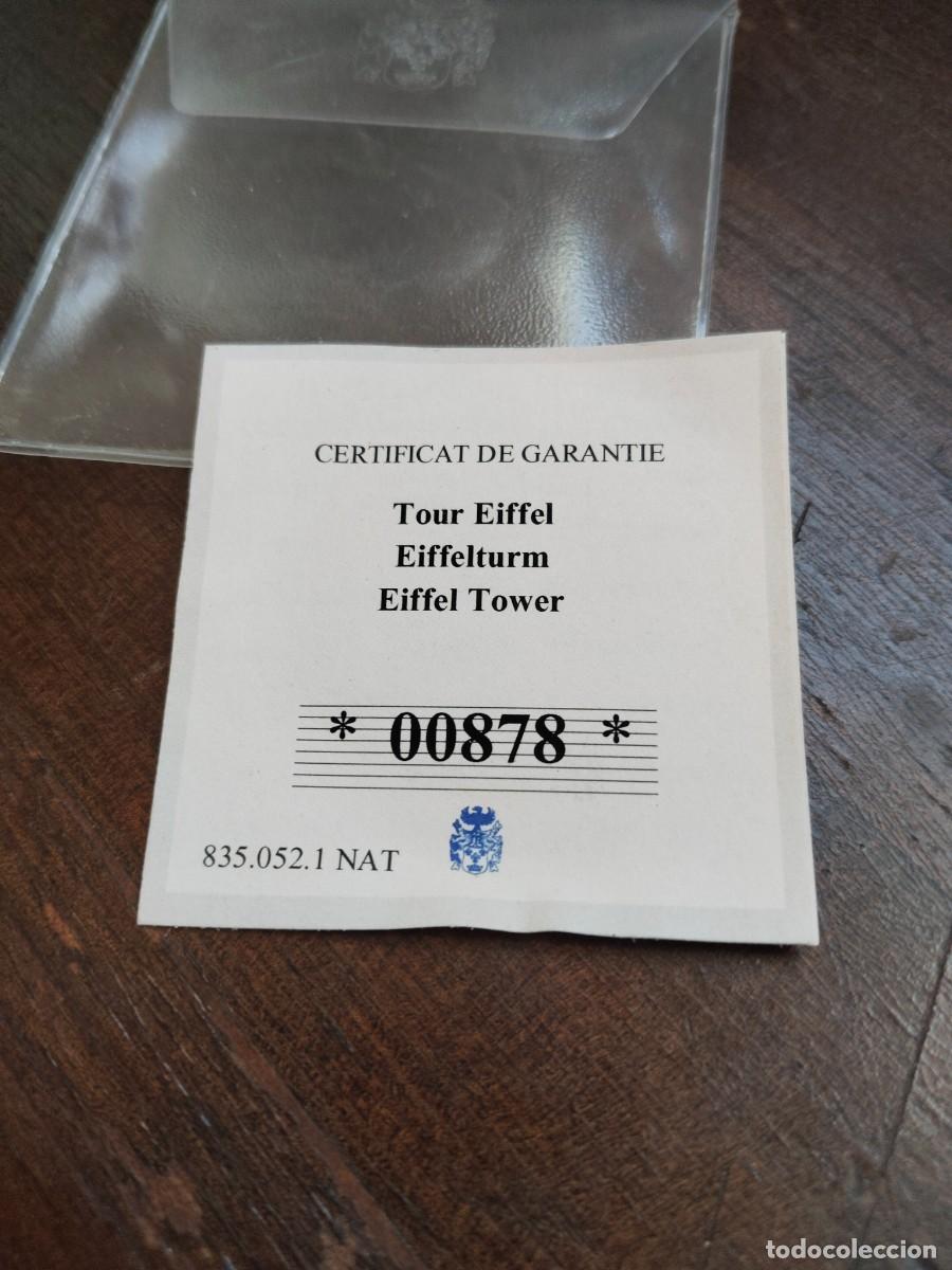 Medallas tem&aacute;ticas: Medalla Torre Eiffel. Numerada. 2017. Ver. - Foto 6