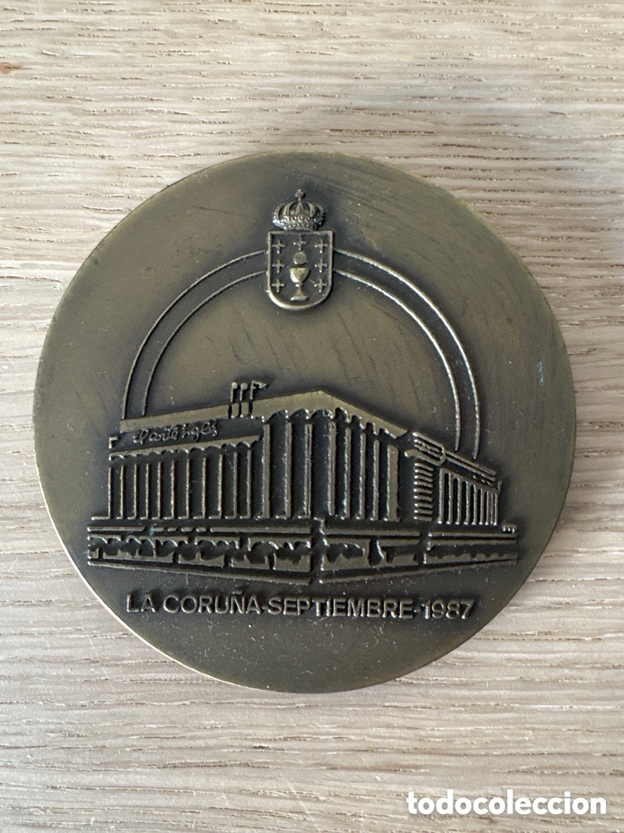 Medallas tem&aacute;ticas: Antigua medalla de bronce Galicia, El Corte Ingl&eacute;s, Ramon y Cajal (A21)