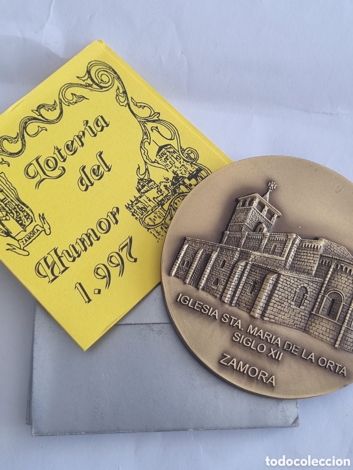 Thematic medals: Zamora loteria del Humor 1997 elefante oro medalla M1