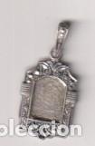 Medallas tem&aacute;ticas: Colgante para santos de bonito dise&ntilde;o. (plata 24 mm. 3, 50 gr.) Siglo XIX-XX. R/liso con contraste y