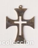 Medallas tem&aacute;ticas: Cruz (metal dorado 34 mm.)