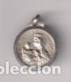 Medallas tem&aacute;ticas: Virgen del Carmen. (metal blanco plateado 17 mm.) R/Coraz&oacute;n de Jes&uacute;s