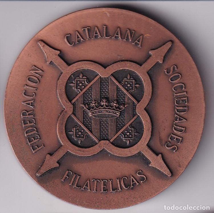 Medallas tem&aacute;ticas: MEDALLA EXPOSICION FILATELICA BARNAFIL 78 - 6cm DE DIAMETRO