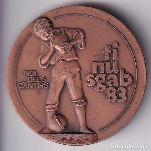 Medallas tem&aacute;ticas: MEDALLA DE LA XVI EXP. FILATELICA I NUMISMATICA A&Ntilde;O 1983 - FINUSGAB 83 AIGUES DE BARCELONA - AGUAS