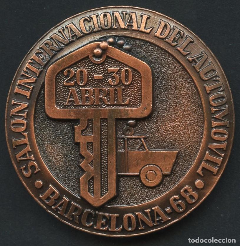 Medallas tem&aacute;ticas: MEDALLA, SAL&Oacute;N INTERNACIONAL DEL AUTOM&Oacute;VIL, 1968