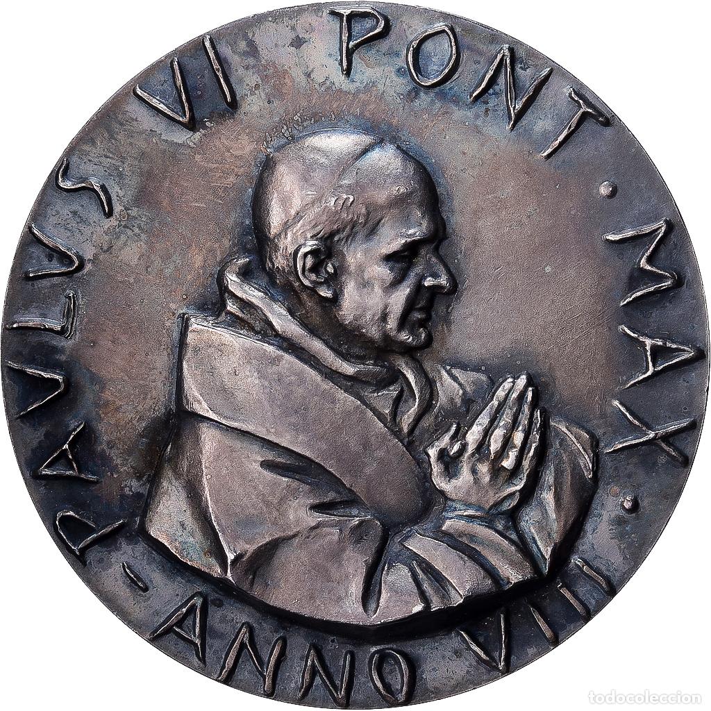 Medallas tem&aacute;ticas: [#1529171] CIUDAD DEL VATICANO, medalla, Paul VI, Anno VIII, Plata, Manfrini, SC