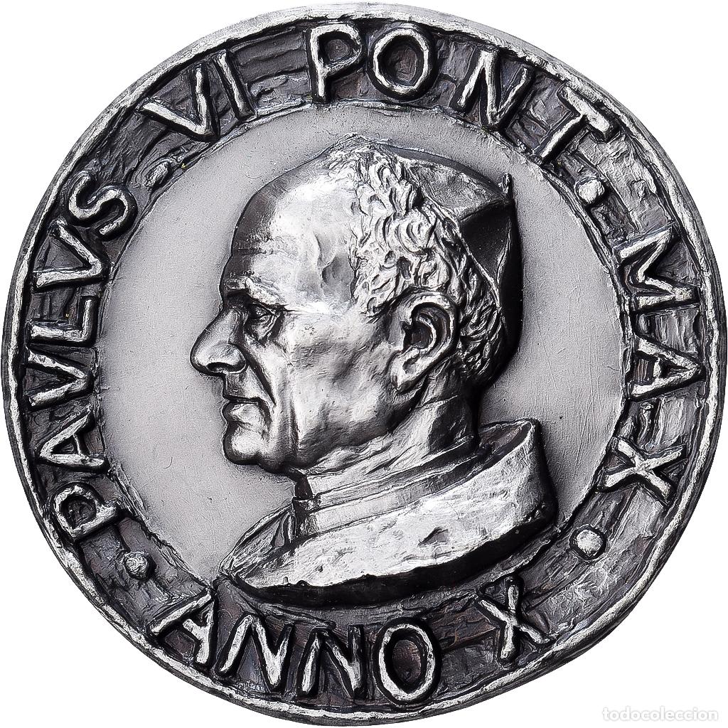 Medallas tem&aacute;ticas: [#1529170] CIUDAD DEL VATICANO, medalla, Paul VI, Anno X, Plata, Berti, SC