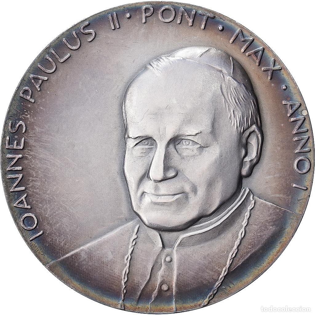 Medallas tem&aacute;ticas: [#1529162] CIUDAD DEL VATICANO, medalla, John Paul II, 1978, Plata, Vistoli, SC