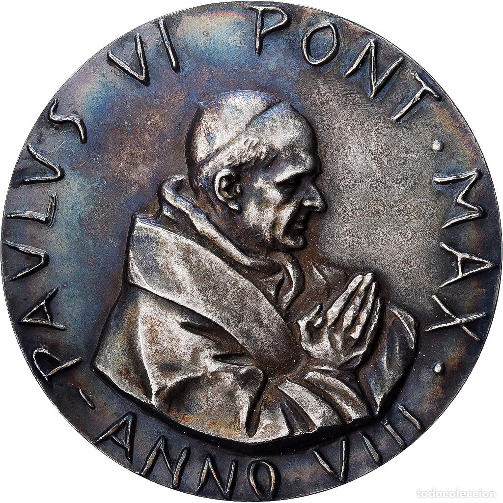 Medallas tem&aacute;ticas: [#1529172] CIUDAD DEL VATICANO, medalla, Paul VI, Anno VIII, Plata, Manfrini, SC
