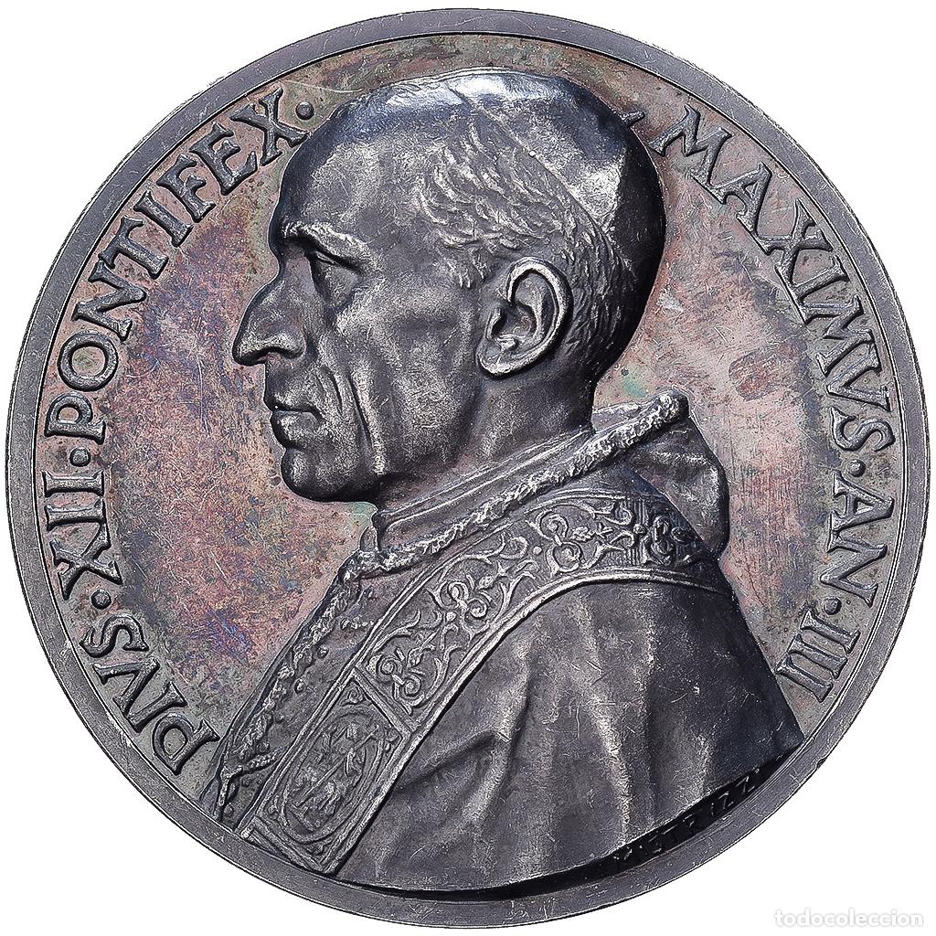 Medallas tem&aacute;ticas: [#1529211] CIUDAD DEL VATICANO, medalla, Pie XII, Plata, Mistruzzi, EBC