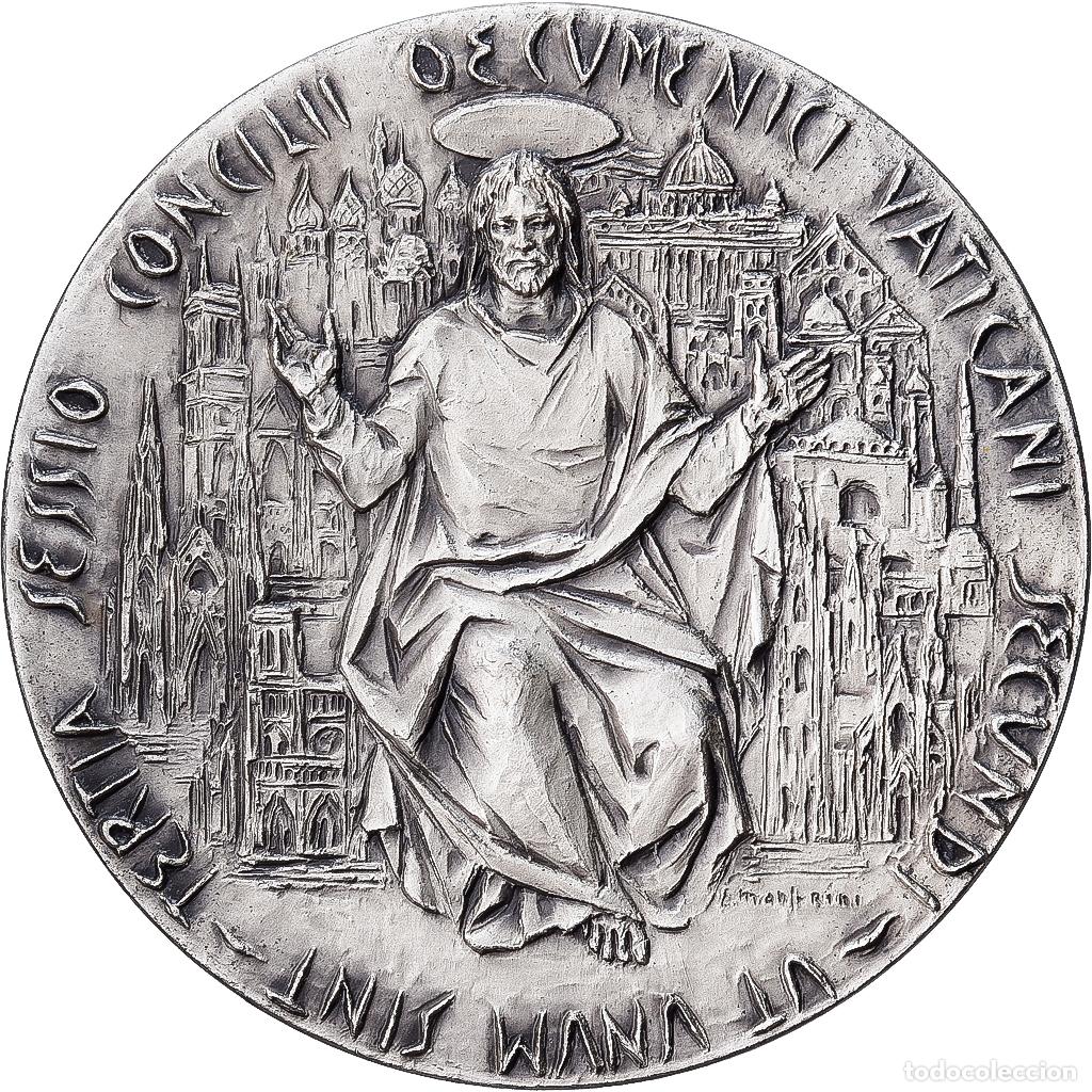Medallas tem&aacute;ticas: [#1529175] CIUDAD DEL VATICANO, medalla, Paul VI, 1965, Plata, Manfrini, SC