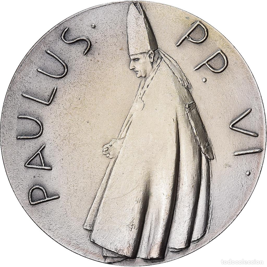 Medallas tem&aacute;ticas: [#1529136] CIUDAD DEL VATICANO, medalla, Paul VI, 1977, Plata, Manzu, SC
