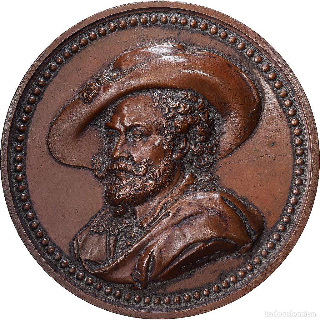 Medallas tem&aacute;ticas: [#1529361] B&eacute;lgica, medalla, Pierre-Paul Rubens, 1840, Bronce, Hart, MBC+