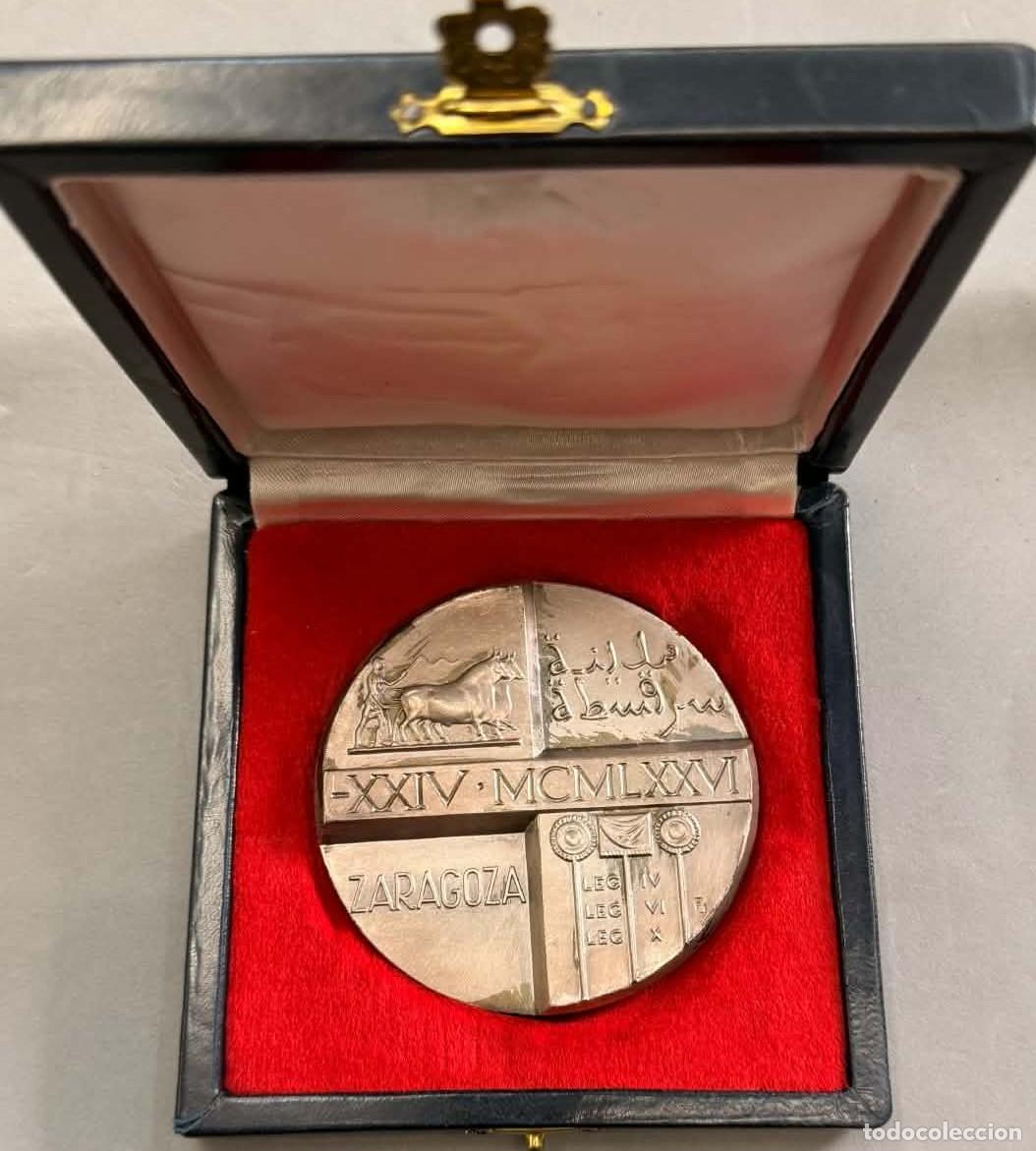 Medallas tem&aacute;ticas: MEDALLA + ESTUCHE. AUGUSTO MCMLXXVI ZARAGOZA MEDALLA-1963
