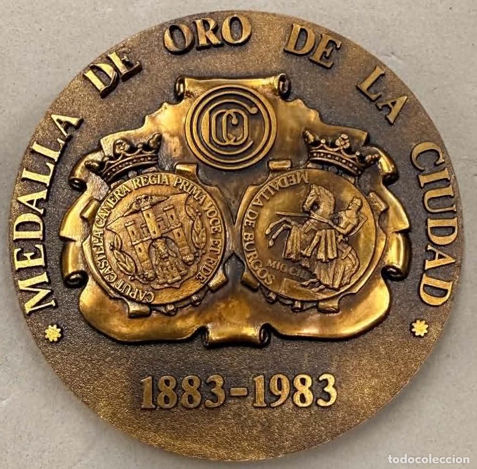 Medallas tem&aacute;ticas: MEDALLA DE ORO DE LA CIUDAD DE BURGOS 1883-1983 MEDALLA-1968