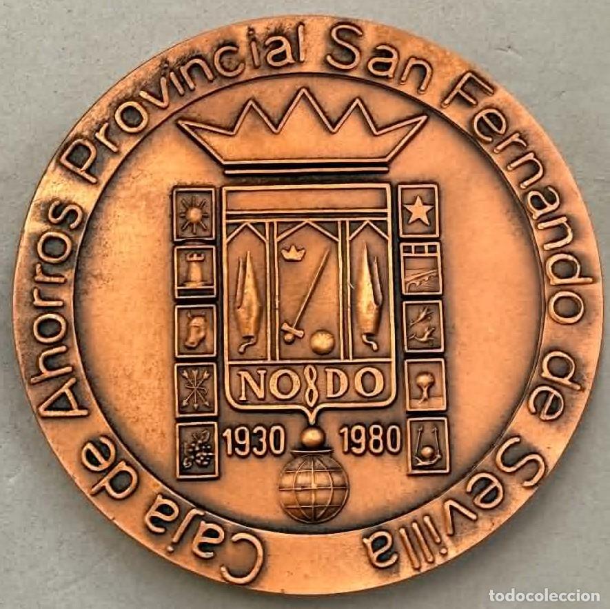 Medallas tem&aacute;ticas: MEDALLA CAJA DE AHORROS PROVINCIAL SAN FERNANDO DE SEVILLA 1930-1980 MEDALLA-1969 ,3