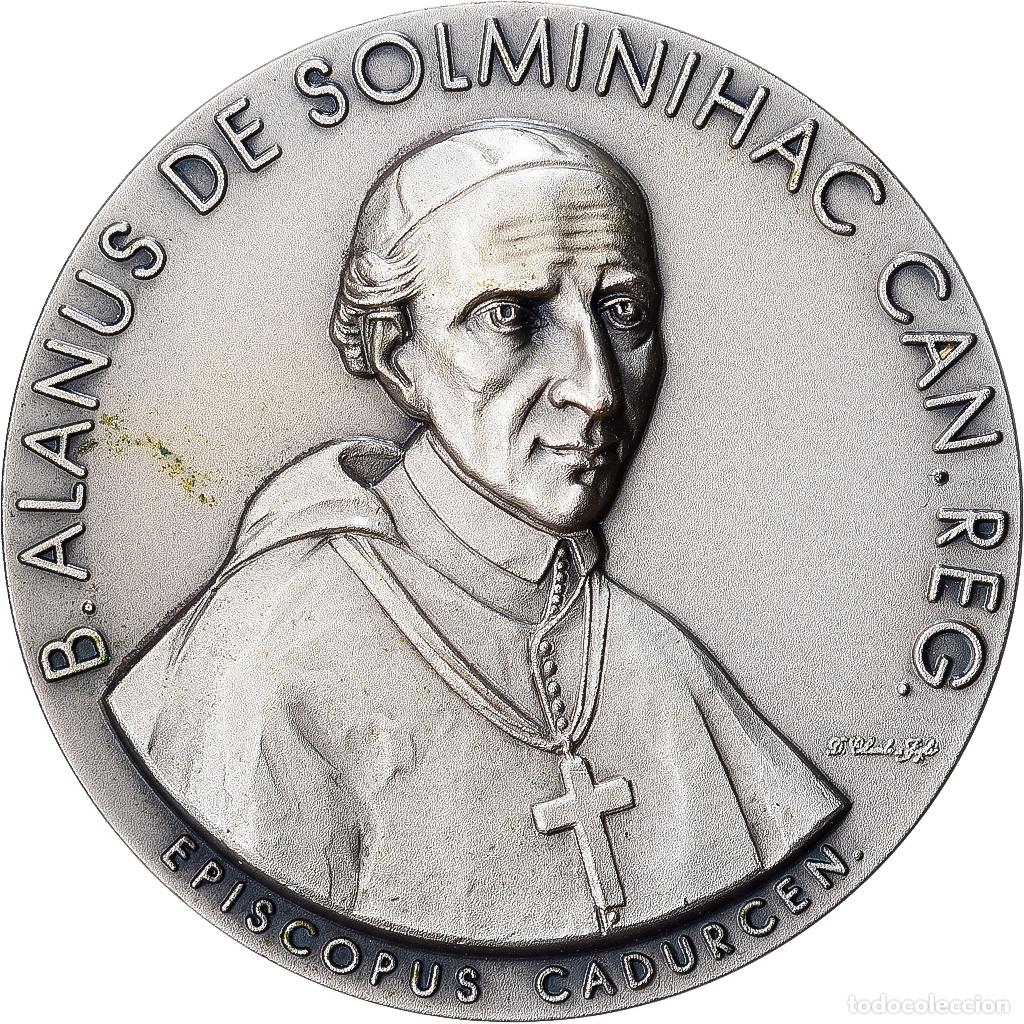 Medallas tem&aacute;ticas: [#1529157] Italia, medalla, Alain de Solminihac, 1981, Bronce plateado, SC