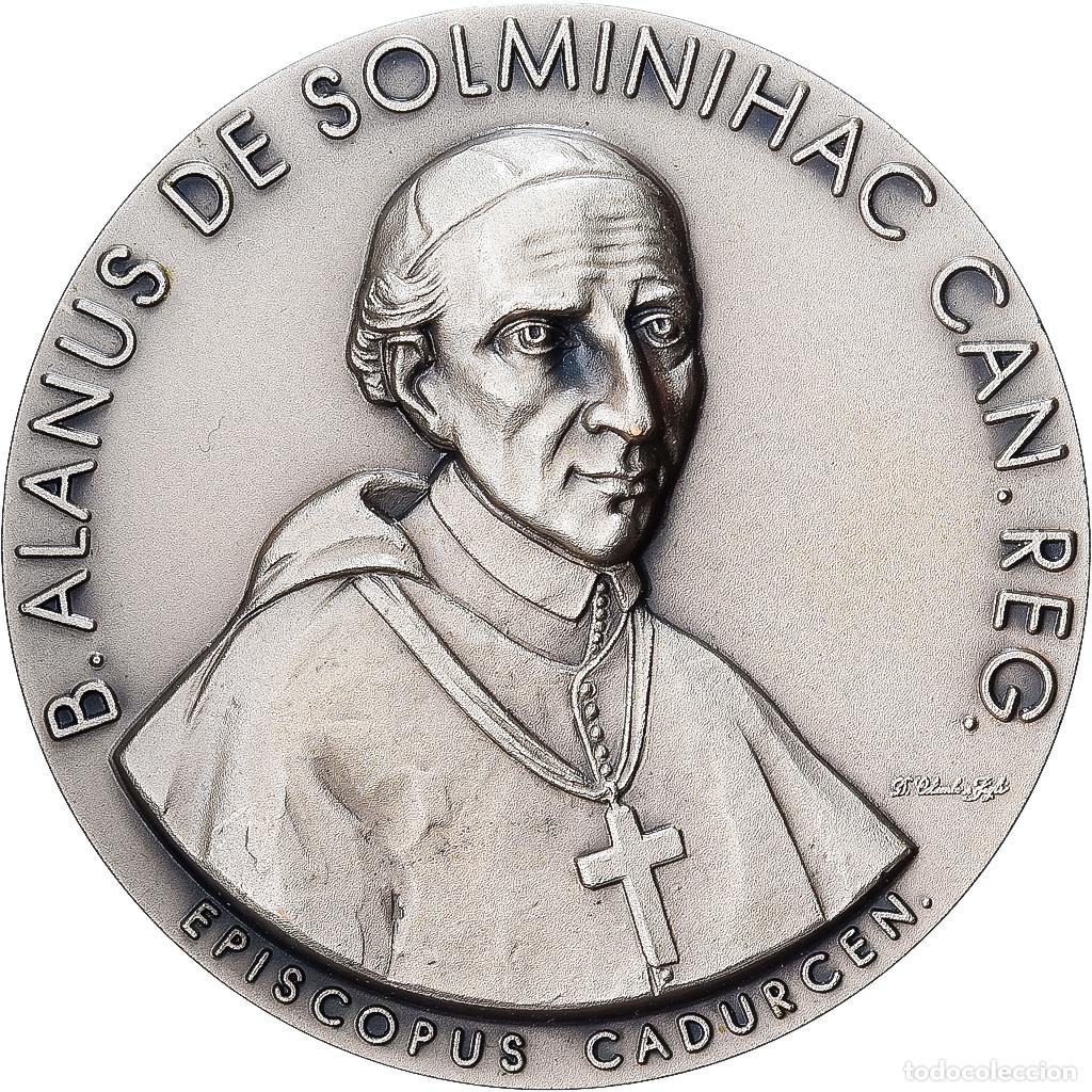Medallas tem&aacute;ticas: [#1529134] Italia, medalla, Alain de Solminihac, 1981, Bronce plateado, SC
